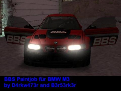 BMW M3 BBS Paintjob