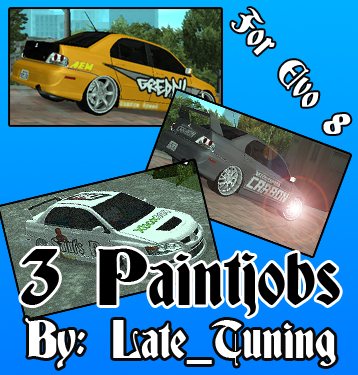 Evo 8 Paintjob Pack