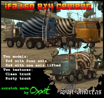 IFA L60 8x4 Zement LKW