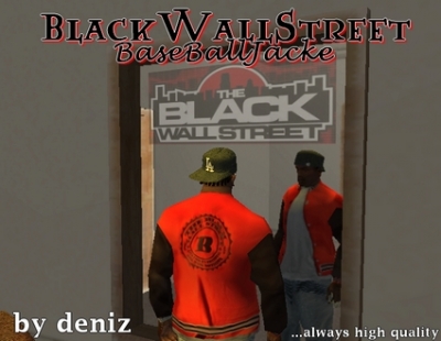 BlackWallStreet BaseBallJacke