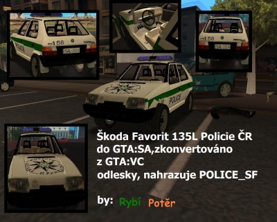 Skoda Favorit 135L Policie CZ