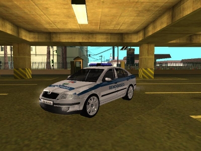 Skoda Octavia II Hungarian Police