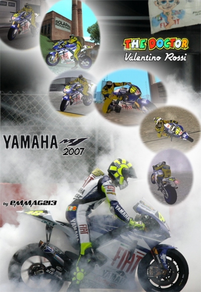 Yamaha M1 2007 - Valentino Rossi