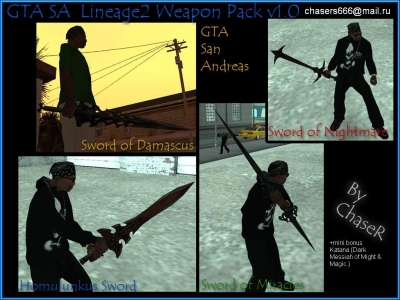 Lineage2 Weapon pack v1.0