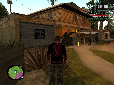 Garagentor mit Bushido Logo