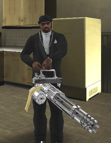 Chrome Minigun