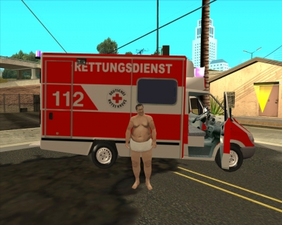 MB Sprinter Rettungswagen-Textur