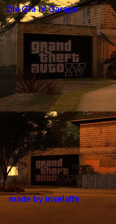 Garage door GTA IV
