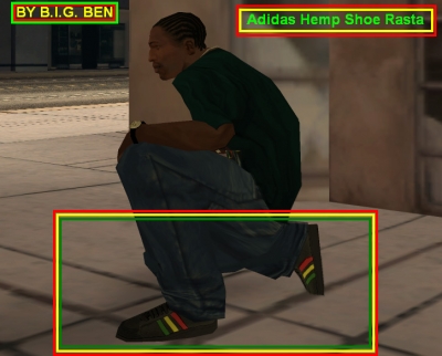 Adidas Hemp Shoe Rasta