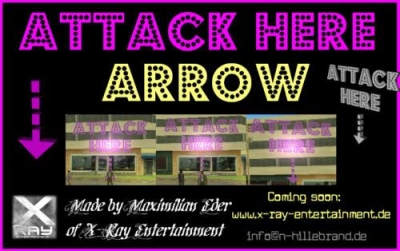Attack Here-Arrow