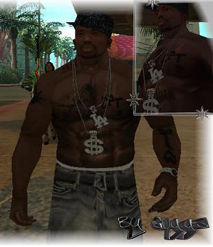 Iced Out Kette mit Ohrringen