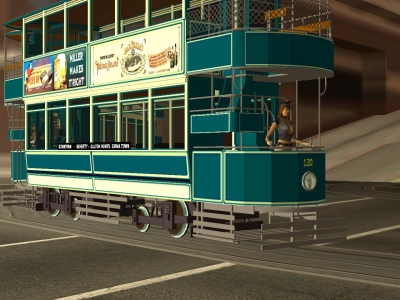 British Double Decker Tram