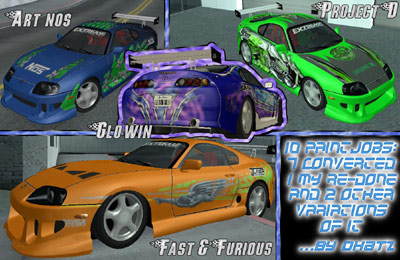 Paintjob Pack for Supra