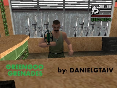 GREENGOO alien liquid grenades