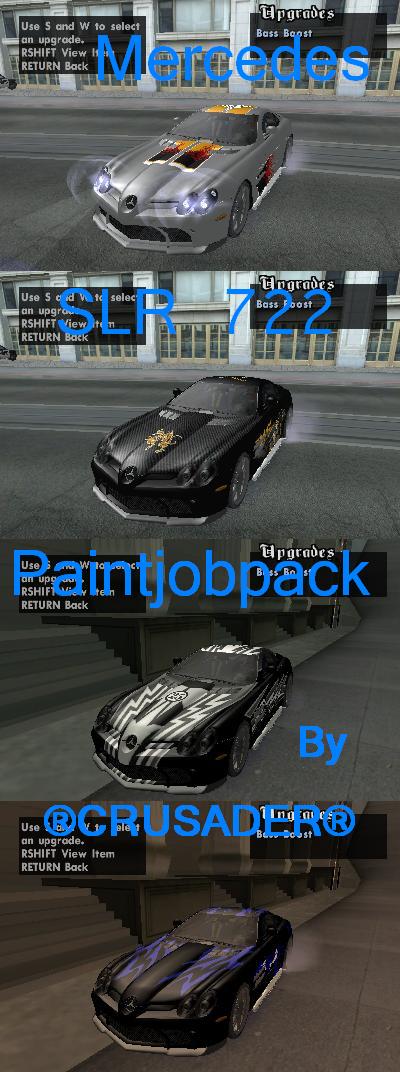 Mercedes SLR 722 Paintjobpack