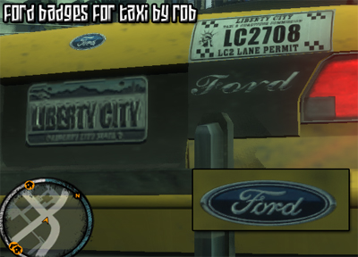 Ford Badges for Taxi