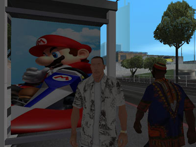 Mario Bus stop