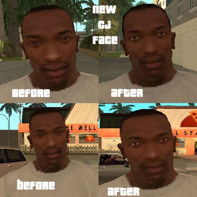 Better CJ Face Skins