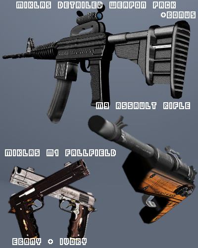 Miklas Detailed Weapons Pack