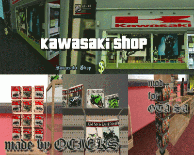 Kawasaki Shop + New Text