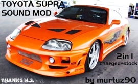TOYOTA SUPRA SOUND MOD