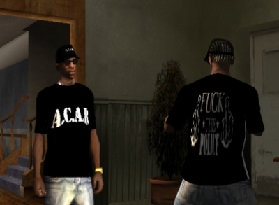 A.C.A.B shirt+cap