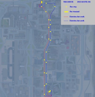 The DEUCE Bus route mod 301