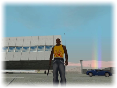 Flame tank