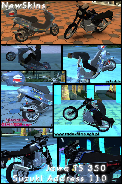 Jawa and Suzuki Skins Mod