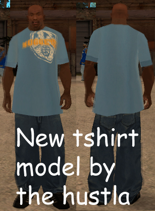T-Shirt model & 13 txd