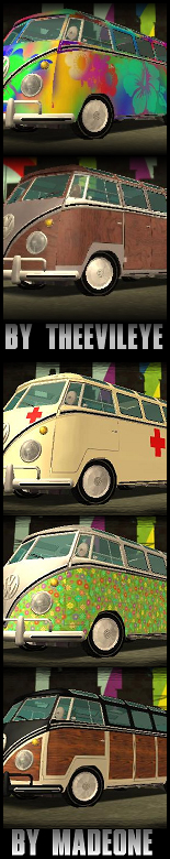 VW T1 Samba Paintjobs