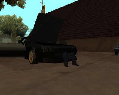 The CJ Car Repair mod