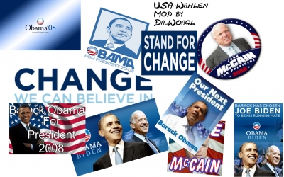 US-Wahlplakate