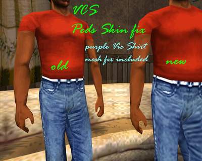 VCS SA peds Skin Fixes +1 mesh
