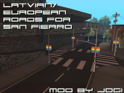 Realistic Latvian/European roads