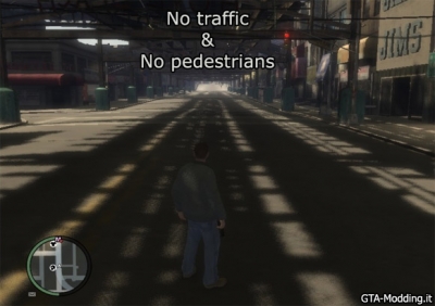 No traffic and no peds
