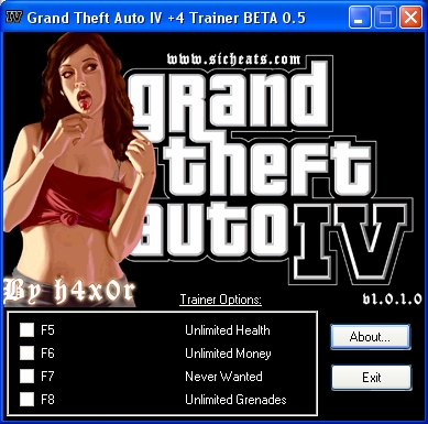 GTA IV +4 Trainer v0.5
