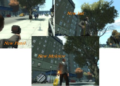 3 New weapons
