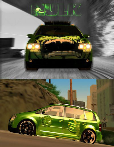Volkswagen Touran "The Hulk"