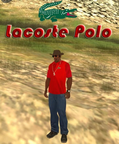 Lacoste Polo (red)