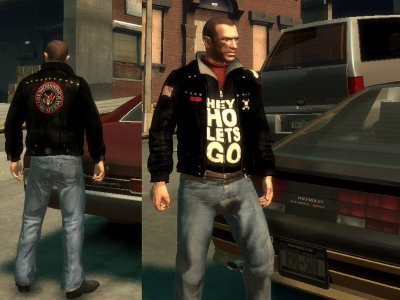 Lederjacke Ramones