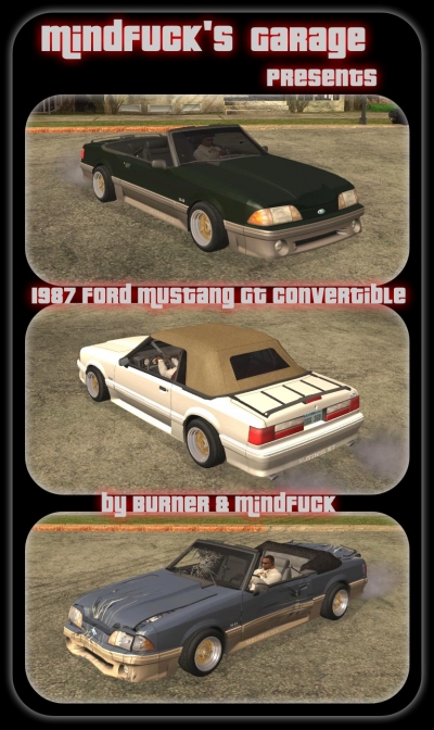 1987 Ford Mustang GT 5.0 Convertible