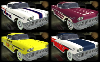 1958 Chevrolet Impala Paintjobs V2