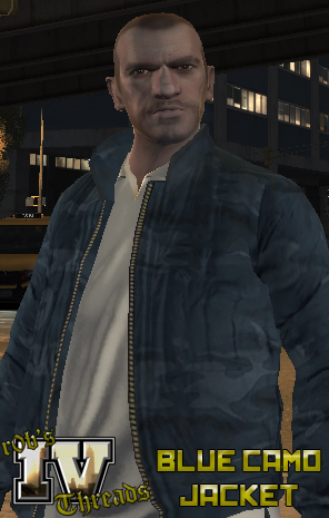 Blue Camo Jacket