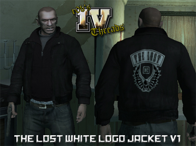 The Lost White Logo Jacket