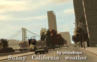 Sunny California weather