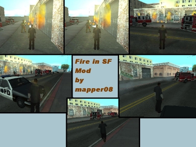 Fire in SF Mod CLEO