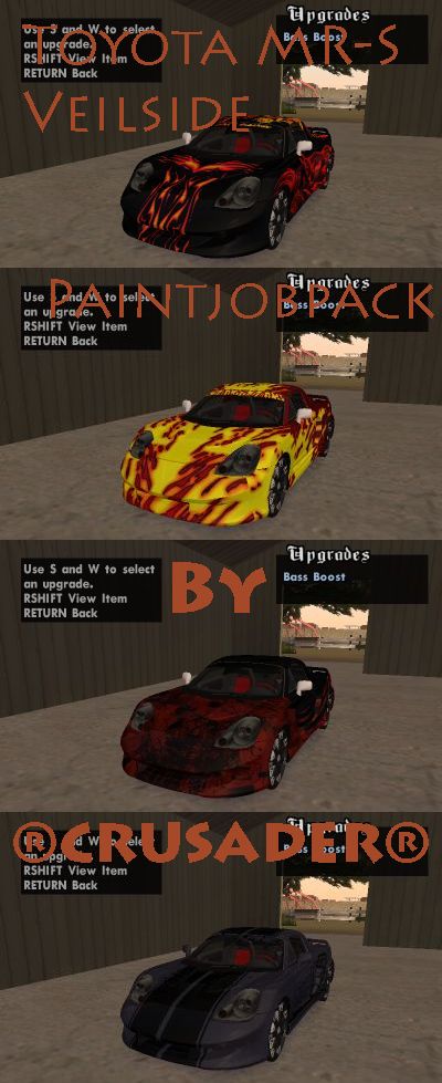Toyota MR-S Paintjobpack
