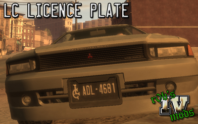 LC Licence Plate