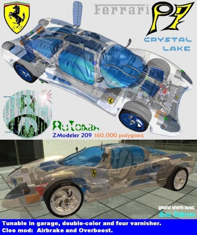 Ferrari P7 Crystal Lake